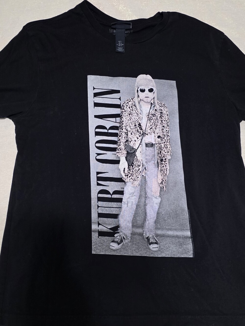 H&M Black Short Sleeve Tee - Solid Black